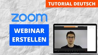 Zoom Webinar erstellen Tutorial deutsch [upl. by Berke]