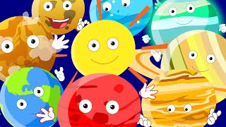 Planets Song For Children  Nursery Rhymes With Lyrics For Kids [upl. by Alanna]