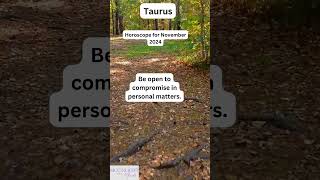 Taurus November Horoscope [upl. by Einallem416]