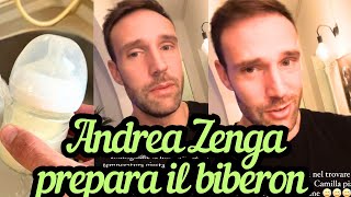 ANDREA ZENGA come preparo il biberon 😍😍 [upl. by Markiv]