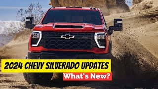 2024 Chevy Silverado Updates  Whats New [upl. by Tarrah]