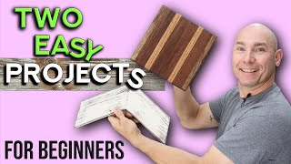 2 Easy DIY Projects For Beginners and 1 With a Twist [upl. by Nwahsal]