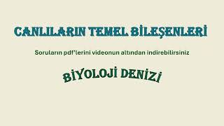 Canlıların Temel Bileşenleri 5 [upl. by Rico]