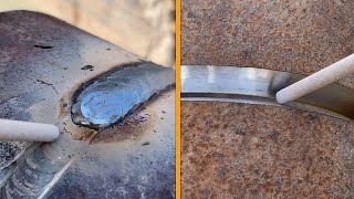 Learn to weld pipe root and cap 7018 [upl. by Rodablas]