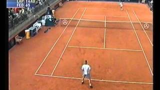 Tennis Hamburg 2002 Ende FedererLapentti [upl. by Earissed]