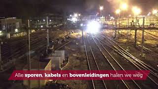 Timelapse werkzaamheden Amersfoort  ProRail [upl. by Ingold]