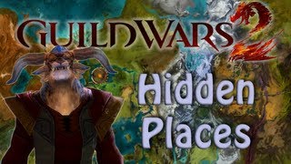 Guild Wars 2 Hidden Places in Lornars Pass Posternus Caverns Under Durmand Priory [upl. by Nehtanoj]