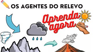 Os agentes internos e externos do relevo [upl. by Magbie]