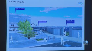 Norfolk board reviews flood wall project [upl. by Latsyc982]