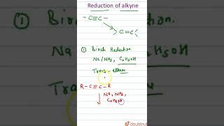 Reduction of Alkyne Birch amp Lindlars [upl. by Stroud765]