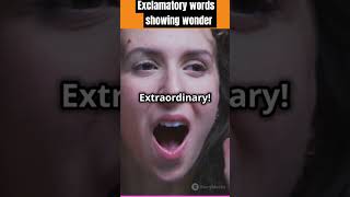 Exclamatory words expressing wonder grammar facts [upl. by Sillsby561]