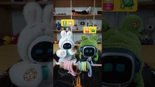 100🔋🐰 vs 🐢1🪫 cute robot pet funny shorts [upl. by Orola655]