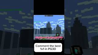 Comment the best 1v1 in PG3D🔥 pixelgun3d gaming foryoupageシ [upl. by Synned405]