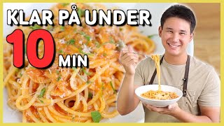 Snabb Vardagspasta på under 10min [upl. by Giverin]