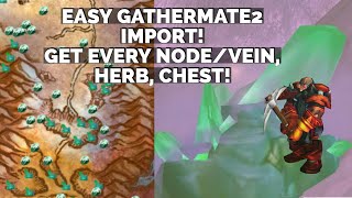 WoW Dragonflight Import GatherMate2 data  Get every Mining NodeVein Herb Chest and more 1 mi… [upl. by Corinne]