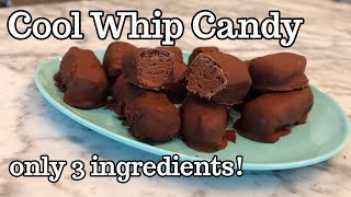 Cool Whip Candy  only 3 ingredients EASY AND DELICIOUS [upl. by Arihsa]