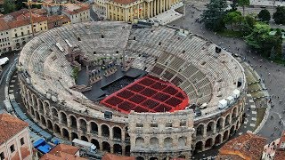 Flight over Verona Italy [upl. by Yrahk]