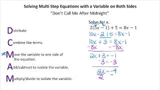 A03 Solving Linear Equations [upl. by Dominique415]