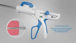 Panther Endo Stapler CEAC with NonStop Articulation system and grasping mode 3D video [upl. by Arahsat]