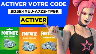 COMMENT UTILISER UNE CARTE VBUCKS SUR FORTNITE [upl. by Henni]