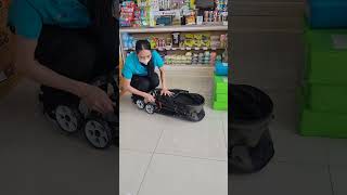 how to fold pet stroller DoDopet small size 12kg [upl. by Enilorak605]