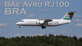 BRA BAe Avro RJ100 at Stockholm Arlanda [upl. by Jacques]