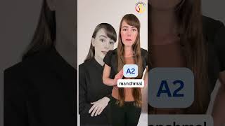 A2 vs B2 learngerman deutschkurs lerndeutsch german deutschunterricht germancourse [upl. by Yoj]