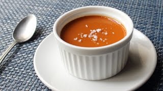 Salted Caramel Custard Recipe  How to Make Salted Caramel Pots de Creme [upl. by Yellah407]