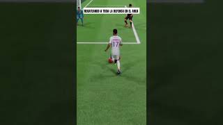 Regateando a toda la defensa en el area con definición magistral de taco eafc25 futbol shorts [upl. by Sydalg337]