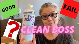 Clean Boss Review Does Clean Boss Clean amp Disinfect My Review on Clean Boss Multipurpose Cleaner [upl. by Nnyllatsyrc]