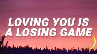 Duncan Laurence  Loving You Is A Losing Game Lyrics  Arcade [upl. by Higinbotham]