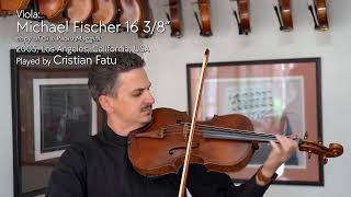 Michael Fischer 16 38quot viola 2005 quotGio Paolo Magginiquot USA  Cristian Fatu  Metzler Violin Shop [upl. by Hartmunn596]