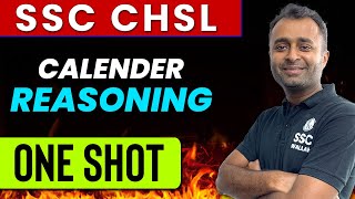 Calender  SSC CHSL Reasoning  Complete Revision  Zero to Hero  For SSC CHSL [upl. by Yeltrab]