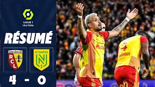 RC Lens vs FC Nantes 40 Résumé  RCL  FCN  Ligue 1 Uber Eats 20232024 [upl. by Teodora]