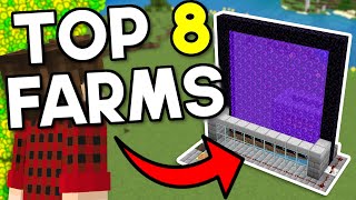 Best Minecraft Farms of 2024 Minecraft Bedrock 121 [upl. by Gilman362]