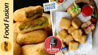 Vegetable Nuggets  Lunchbox  Tiffin Box and Air Fryer Friendly Recipe by Food Fusion [upl. by Volotta878]