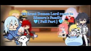 💙💛10 Great Demon Lord react to Rimurus Family 💙💛 Full Part [upl. by Etsyrk600]