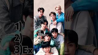 Kpop Groups 5 To 1In my option straykids Bts txt Got7 Exo [upl. by Theodosia]