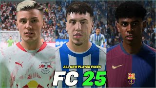 FC 25  ALL NEW PLAYER FACES [upl. by Leoj]