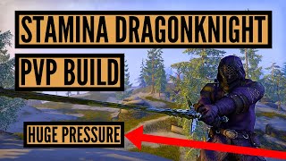 Elder Scrolls Online Stamina Dragonknight Build Update 40 [upl. by Ahsini]