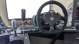 Fanatec Clubsport v25 Setup Unboxing and fitment [upl. by Gnel]