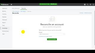 QuickBooks Online Bank Reconciliation  Part 3 [upl. by Annabelle777]