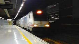 🚊 RENFE 253 en El PRAT de LLOBREGAT Barcelona [upl. by Rekyr]