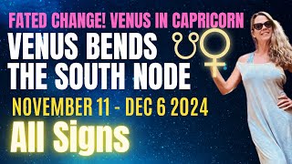 Venus enters Capricorn square the Nodes of Fate 🔆 ALL SIGNS Forecast [upl. by Sutsuj]