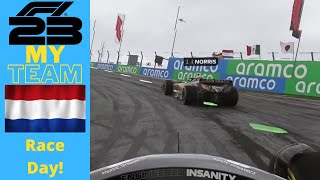 F1 23 My Team S2EP46 Zandvoort  Race Day [upl. by Leahcimal852]