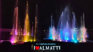 🔴 Almatti Dam🤩  Laser Show amp Musical Fountain😍⛲  💛Bagalkote Karnataka❤️  Anusha Diwana [upl. by Gildus]