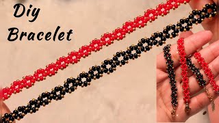 MAKE Your Own STUNNING Beaded BRACELET in Minutes [upl. by Yrennalf68]