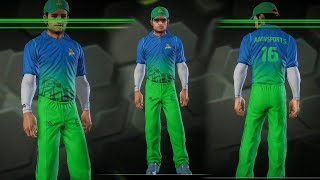 Multan Sultans Team and Kit For Don Bradman Cricket 14 PSL 2019 [upl. by Inuat241]