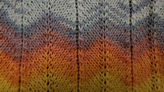 The Stockinette Chevron Stitch  Knitting Tutorial [upl. by Webb]