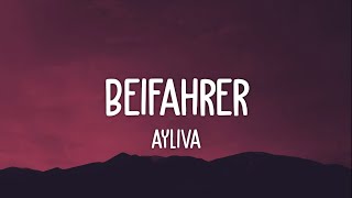 Ayliva  Beifahrer Lyrics [upl. by Einaled]